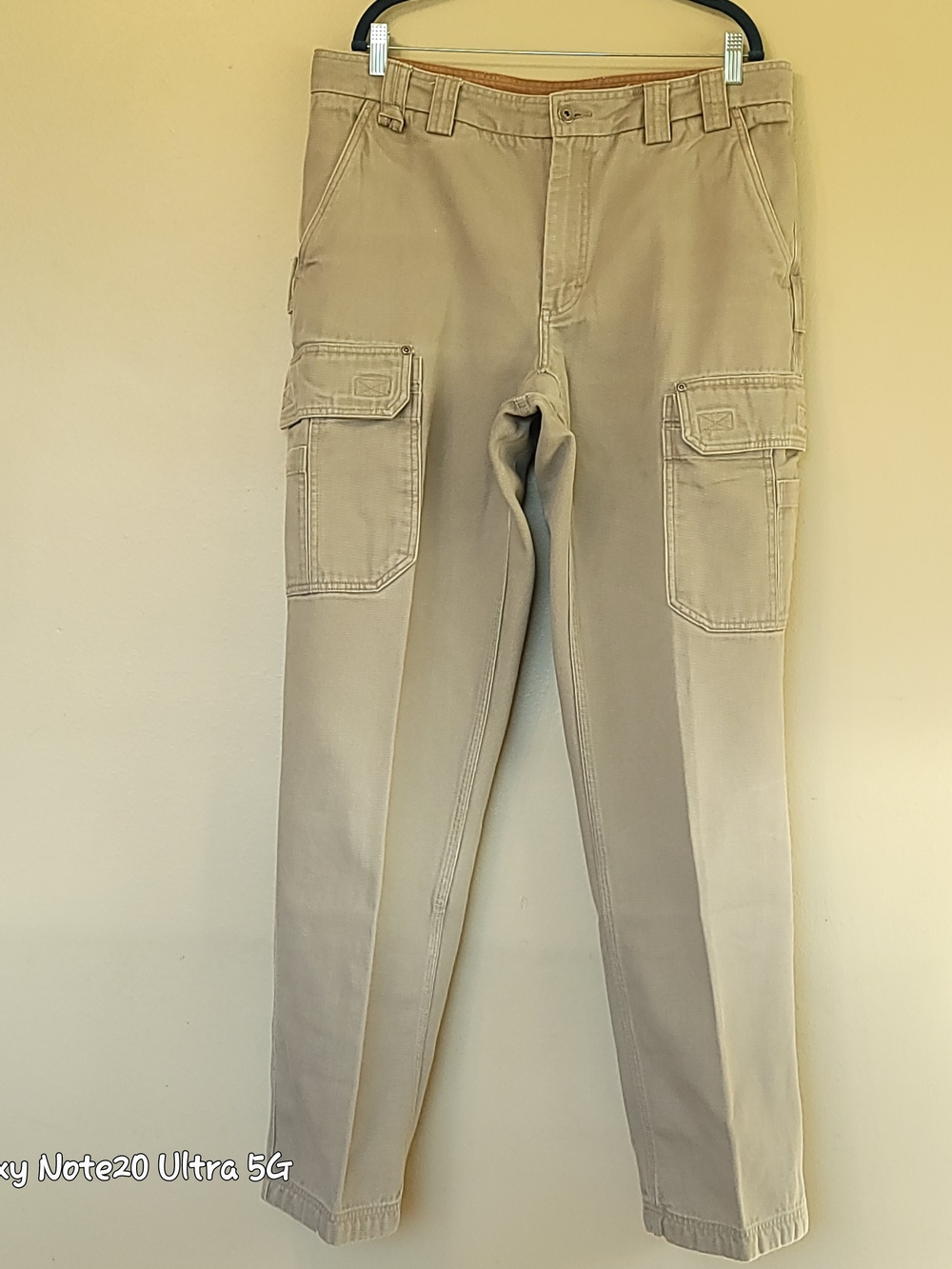 Duluth Trading Co Fire Hose Canvas Cargo Pants Mens 38x36 Tall Like New